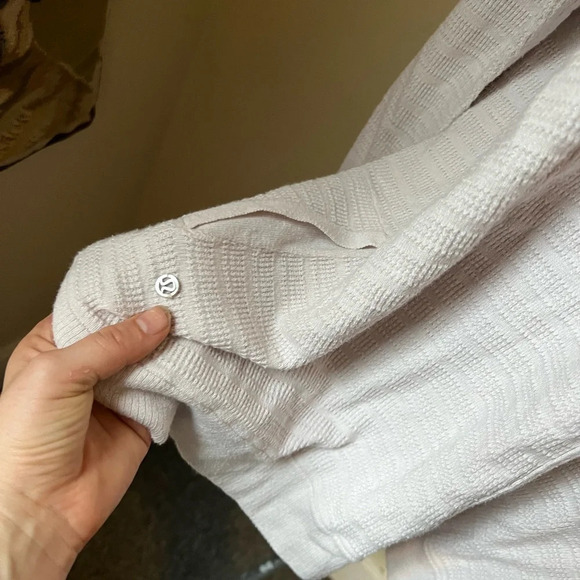 Lululemon Woman’s Cardigan Loose Open Wrap Light Blush Pink - Picture 3 of 4